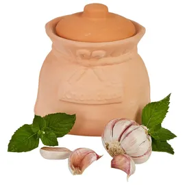 Mambocat Knoblauchtopf Knofi Terrakotta Sack