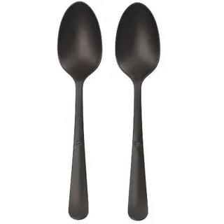 Papstar Löffel Mehrweg 19 cm 10 St. Schwarz