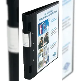 Wedo 5815001 Ordner Ergogrip A4 4 Ringe 40mm schwarz