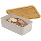 bremermann Brotkasten Bambus Grau