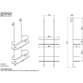 Giese Bodyguard Duschkorb, 30450-02