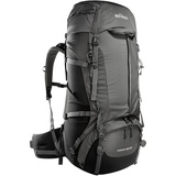 Tatonka Yukon 60+10 - Trekkingrucksack mit Frontzugriff, verstellbarem Rückensystem, extra Bodenfach, Regenhülle und 70 Liter Volumen (black/titan grey)