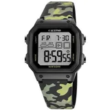 Calypso Herrenuhr Digital Camouflage Grün