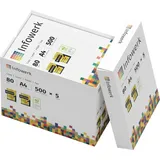 infowerk Druckerpapier A4 80 g/m2 2500 Blatt