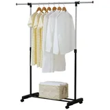 Youyijia Garderobenständer Verstellbar Schwarz