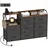 Homcom Kommode Schrank 130,5x30x88 cm Braun