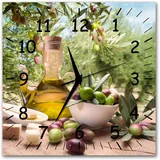 Bilder-Manufaktur BM Funk Quarz Quarzwanduhr Wanduhr Funkwanduhr Funkwanduhren Funkuhr Funkuhren kein Ticken lautlos geräuschlos leise ohne Tickgeräusche groß XXL MF8-9266-funk