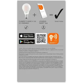 LEDVANCE LED-Birne 11W E27 warmweiß