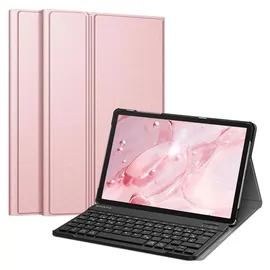 Fintie Tastatur Hülle für Samsung Galaxy Tab A9 Plus 11 Zoll 2023 SM-X210/X216/X218 Roségold