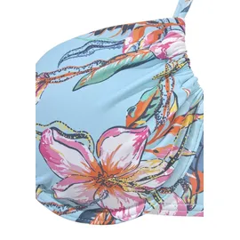 LASCANA Bügel-Bikini-Top Damen hellblau-bedruckt Gr.38 Cup E