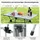 Bextsrack Campingtisch Aluminium Silber