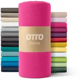 OTTO home Bettlaken Mikrofaser-Jersey 160 x 200 cm rosa