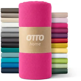 OTTO home Bettlaken Mikrofaser-Jersey 160 x 200 cm rosa