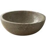 Tikamoon Waschbecken Aufsatzwaschbecken 40 x 15 cm