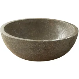 Tikamoon Waschbecken Aufsatzwaschbecken 40 x 15 cm