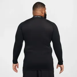 Nike Pro Dri-FIT Warm Mock Herren Sweatshirt, schwarz XL