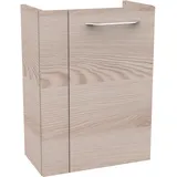 Fackelmann Waschbeckenunterschrank 44 x 60 x 24,3 cm Braun