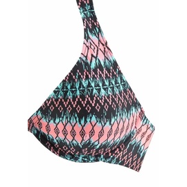 homeboy Bügel-Bikini, Gr. 40 - Cup C, schwarz-rosa, , 754176-40 Cup C