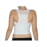 Hydas Geradehalter mit Stützgürtel weiß