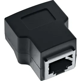 InLine RJ45 Buchse an Terminalblock 8-polig, Push-In-Klemme