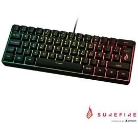 Surefire KingPin X1 Tastatur USB QWERTY Spanisch Schwarz