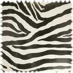 AKTION Reststück 0,80 Meter Kunstleder Zebra Optik  ***Sonderartikel