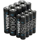 Absina AA 2900 mAh 8 St.