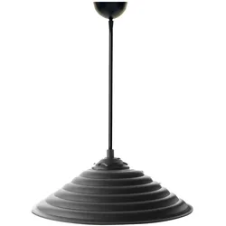 2 Deckenlampen in Schwarzer Farbe 25x25x50cm WellHome Bled