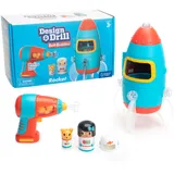 Educational Insights Design & Drill Bolt Buddies Rakete Bausatz 128-tlg.