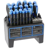 Högert 114-teiliges Schraubendreher & Bits Set Innensechskant Schwarz/Blau