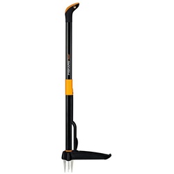 Fiskars Gartenhacke Fiskars Unkrautstecher Xact 100cm Löwenzahnstecher schwarz