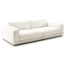 KAWOLA Big Sofa RAINA Cord cremeweiß
