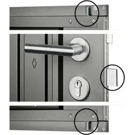 Biohort AvantGarde A5 2,54 x 1,74 m quarzgrau-metallic Einzeltür