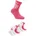 Socken 6 Paar Love-Design Rosa 31-34