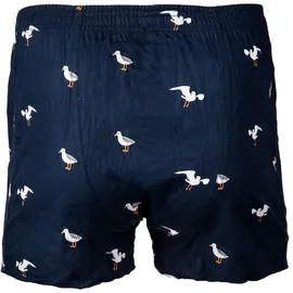 Happy Shorts Herren Web-Boxershorts - American Boxershorts Möwe M