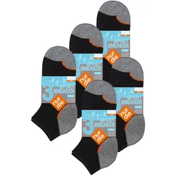 NUR DIE Herren Sneakersocken Sport und Alltag Multipack