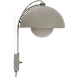 &Tradition - Flowerpot Wandleuchte VP8, grau beige