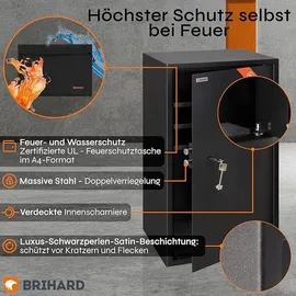 Brihard Business XXL Tresor mit Schlüssel 73x40x36cm / keine Sicherheitsstufe