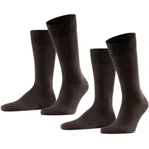 Falke Herren Socken im 2er-Pack, Dunkelbraun, 39-42