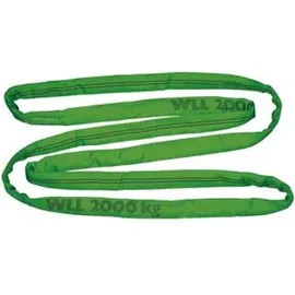 schmidt's onlineshop Rundschlinge doppelt ummantelt, 6m, Tragkraft 2t/4t, grün