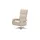 Wohnwert Relaxsessel Mira Leder 81 x 119 x 93 cm Beige mit Relax-Funktion