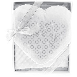 Babydecken-Set mit Herzkissen Zweilagige Babydecke aus Polyester