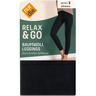 nur die germany gmbh Nur Die Baumwoll Leggings & schwarz