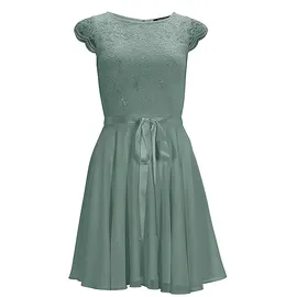 Swing Cocktailkleid Blau/Grün 40