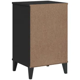 vidaXL Nachttisch VIKEN Schwarz