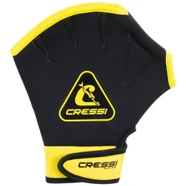 Cressi Aqua Boost Swim Gloves Black/Yellow / L