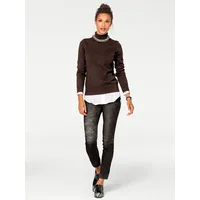 Heine Rollkragenpullover Braun 40