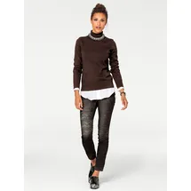 Heine Rollkragenpullover Braun 40