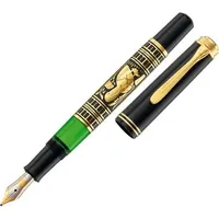 Pelikan Toledo M700 Kolbenfüller schwarz-gold M (mittel), 1 St.