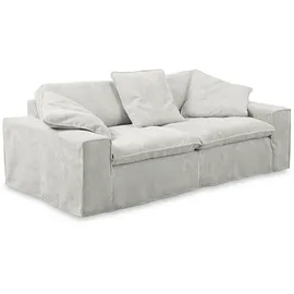 KAWOLA Sofa NETTA hellgrau